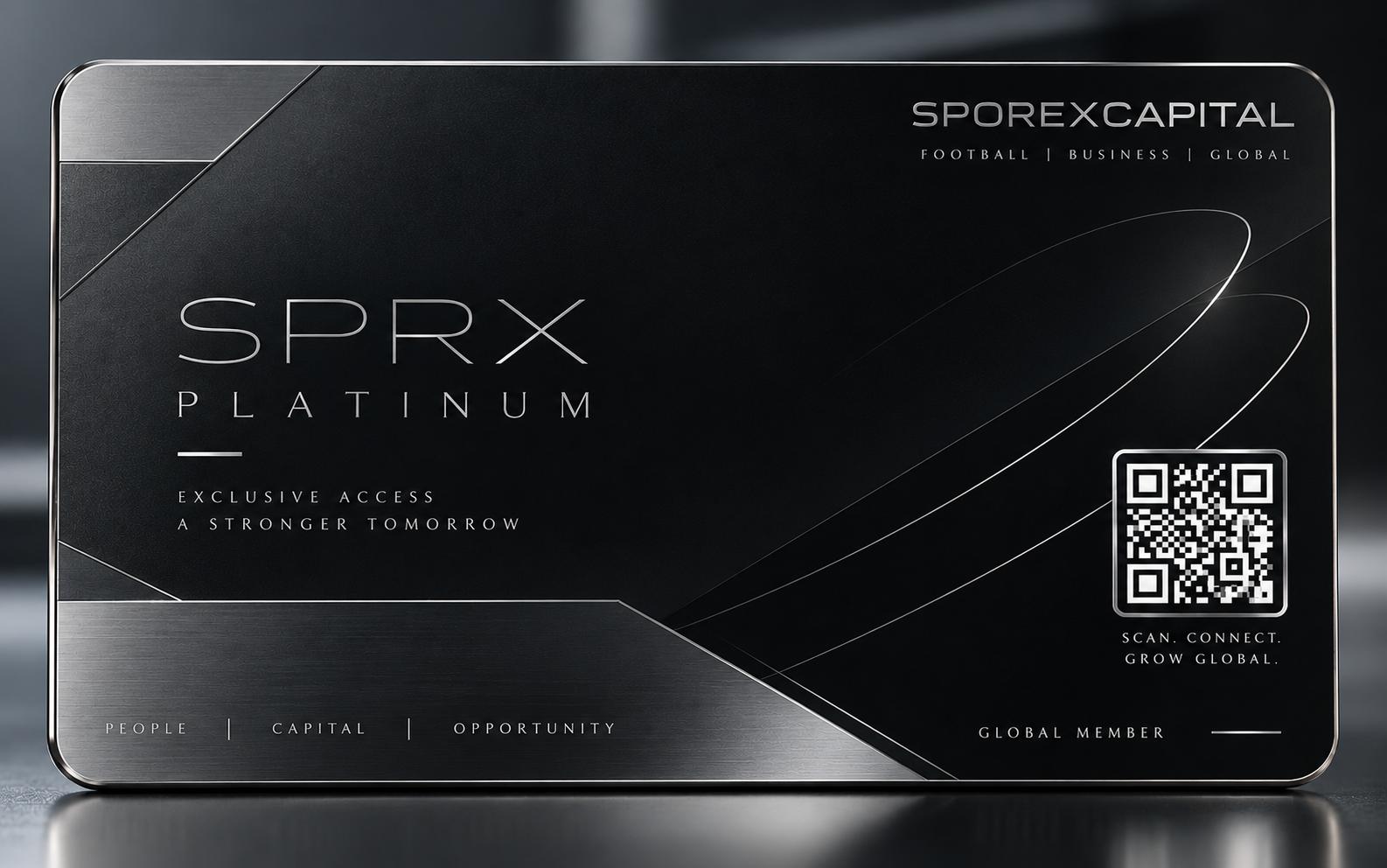 SPRX PLATINUM dijital üyelik kartı
