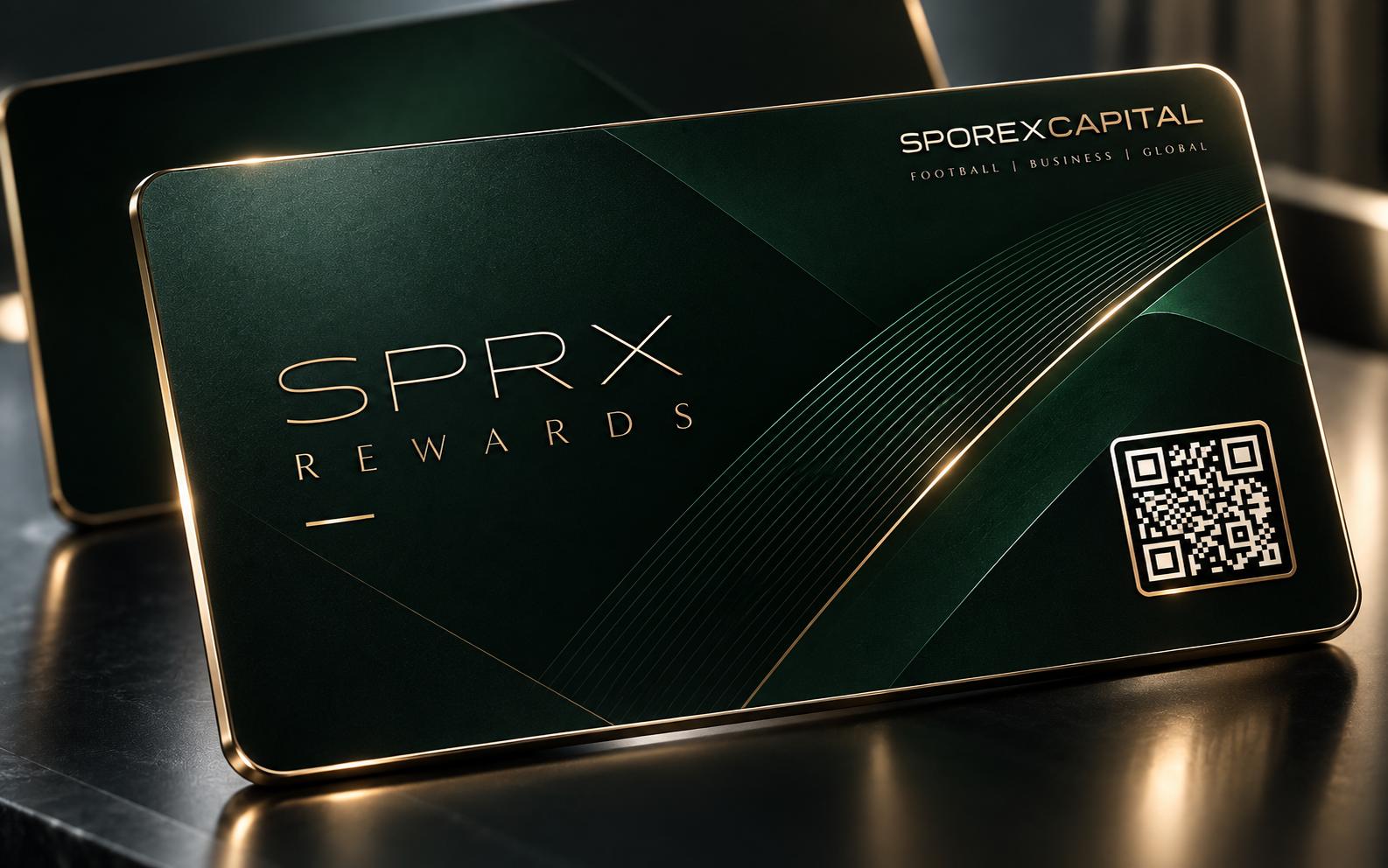 SPRX REWARDS dijital üyelik kartı